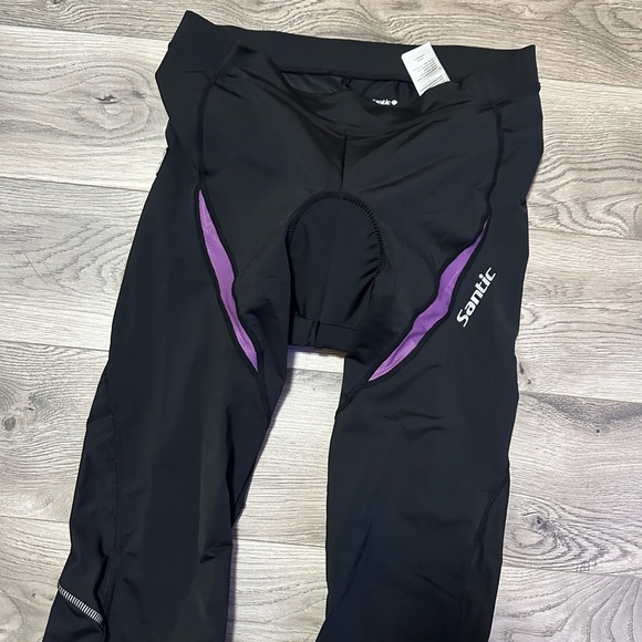 santic cycling leggings crop length size 2XL - Picture 2 of 3